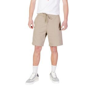 Replay Beige Cotton Bermuda Men's Shorts